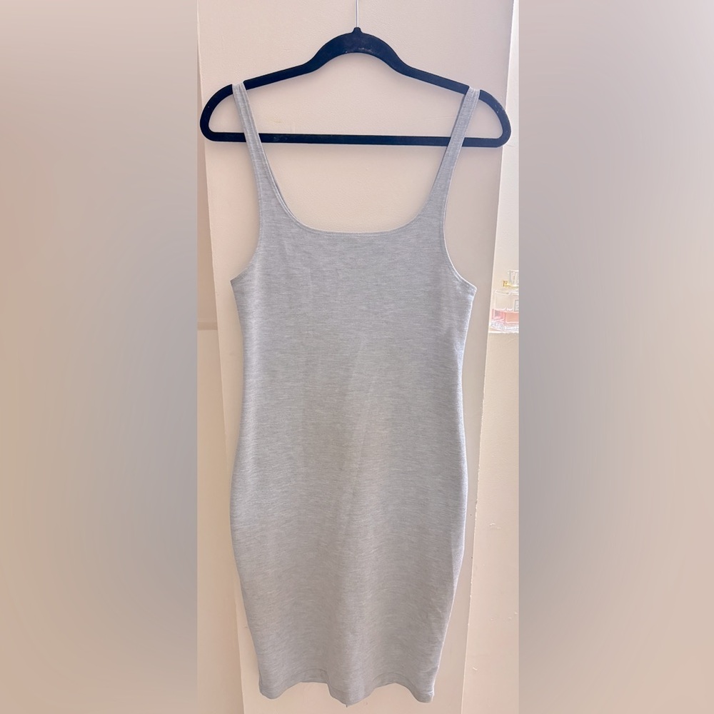 Zara Gray Midi Dress